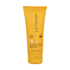 کرم ضد آفتاب ضد لک لا فارر SPF50 مخصوص پوست چرب، 40 میلی لیتر