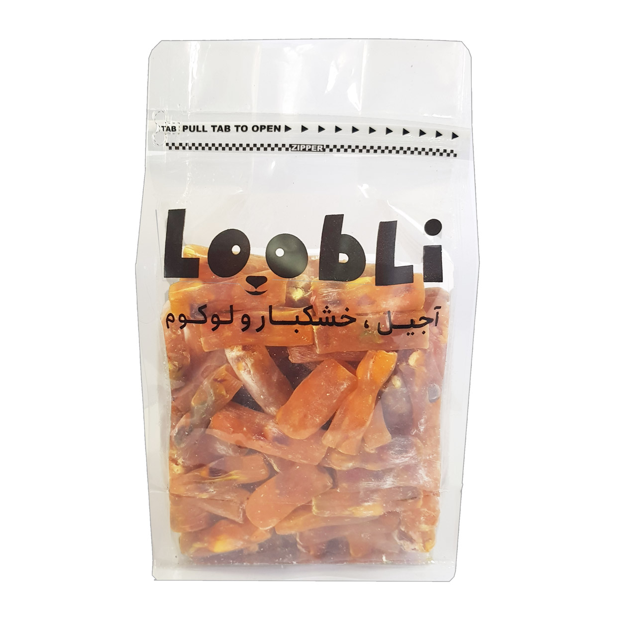 لوکوم ترکی با طعم پرتقال و پسته – ۵۰۰ گرم