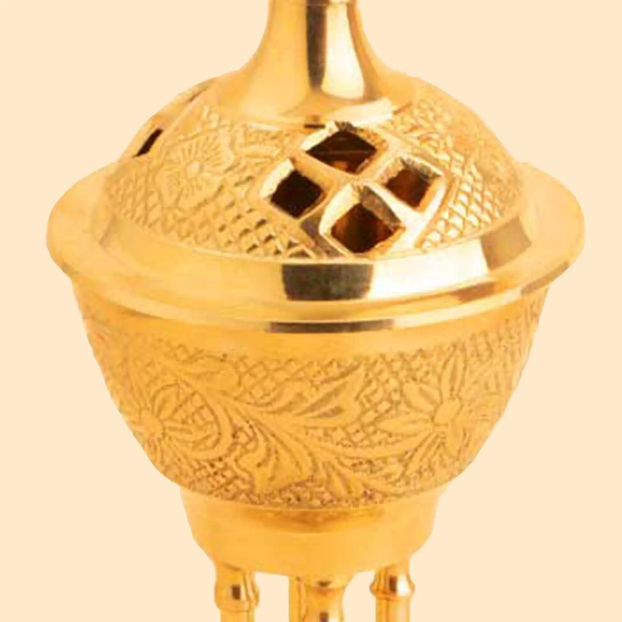 اسفند و بخورسوز برنجی – سبک سنتی