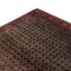 فرش دستباف کردستان طرح ماهی (هراتی) - پشم قهوه‌ای