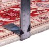 فرش دستباف تبریز طرح لچک و ترنج - ابریشم و پشم قرمز