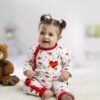 سرهمی آستین بلند دخترانه با کلاه