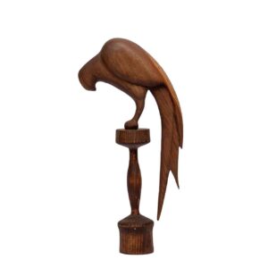 مجسمه پرنده چوبی تزئینی – دکوراسیون منزل طبیعی دست ساز