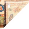 فرش دستباف کاشمر طرح گل‌فرنگ حاشیه‌دار - پشم کرم