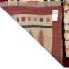 فرش گبه دست‌باف اصیل طرح درخت زندگی - رنگ کرم، پشم طبیعی