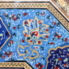 قاب آینه چوبی ایرانی – مدل هشت ضلعی خاتم کاری