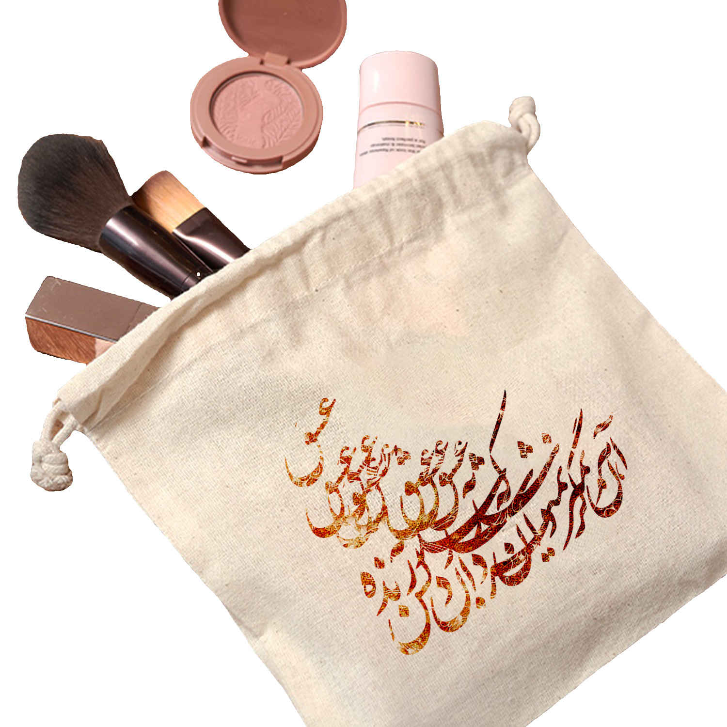 کیسه نگهداری نخی بنددار – کتان سازگار با محیط زیست و قابل استفاده مجدد