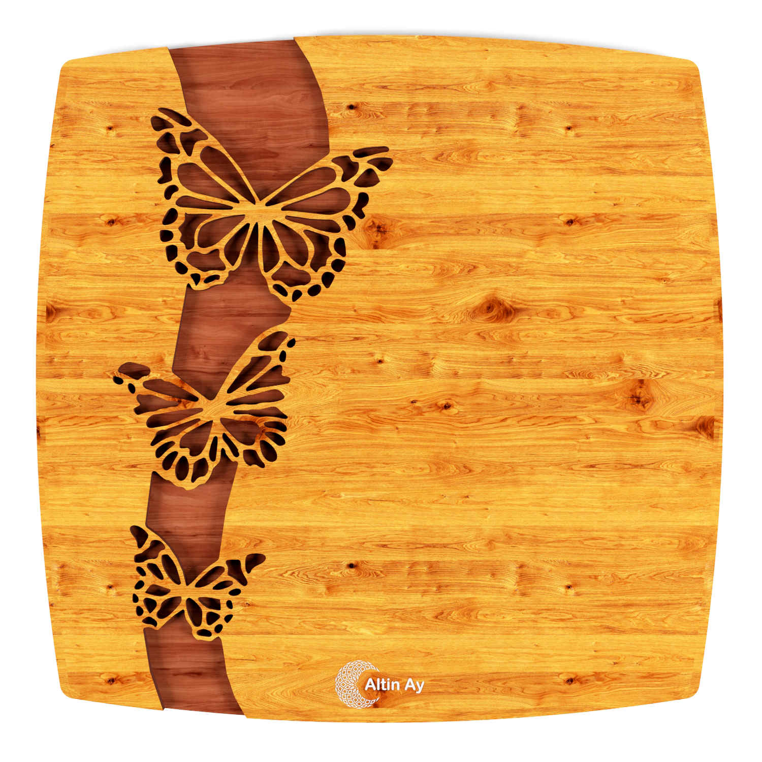 طرح پروانه سه پایه چوبی برای قابلمه داغ
