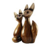 مجموعه ۲ عددی مجسمه روباه حیوانات تزئینی – Woodland Creature Art