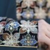 عبای مشکی زنانه با طرح گلدار مدل نورا