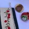 کیف آرایش گلدوزی شده ایرانی بخارایی با طرح انار