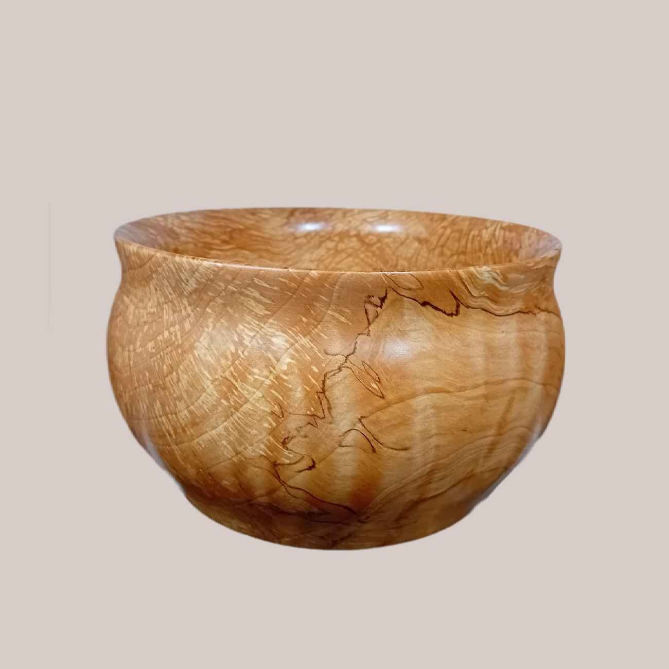 کاسه چوبی تزئینی دست ساز به سبک روستیک