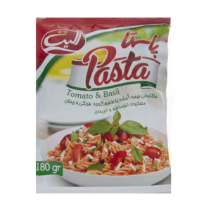 پاستای فوری الیت با گوجه فرنگی و ریحان، ۱۸۰ گرم (۲۰ بسته)