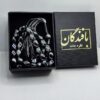تسبیح هماتیت اسلامی ساخته شده با ۳۳ دانه تسبیح