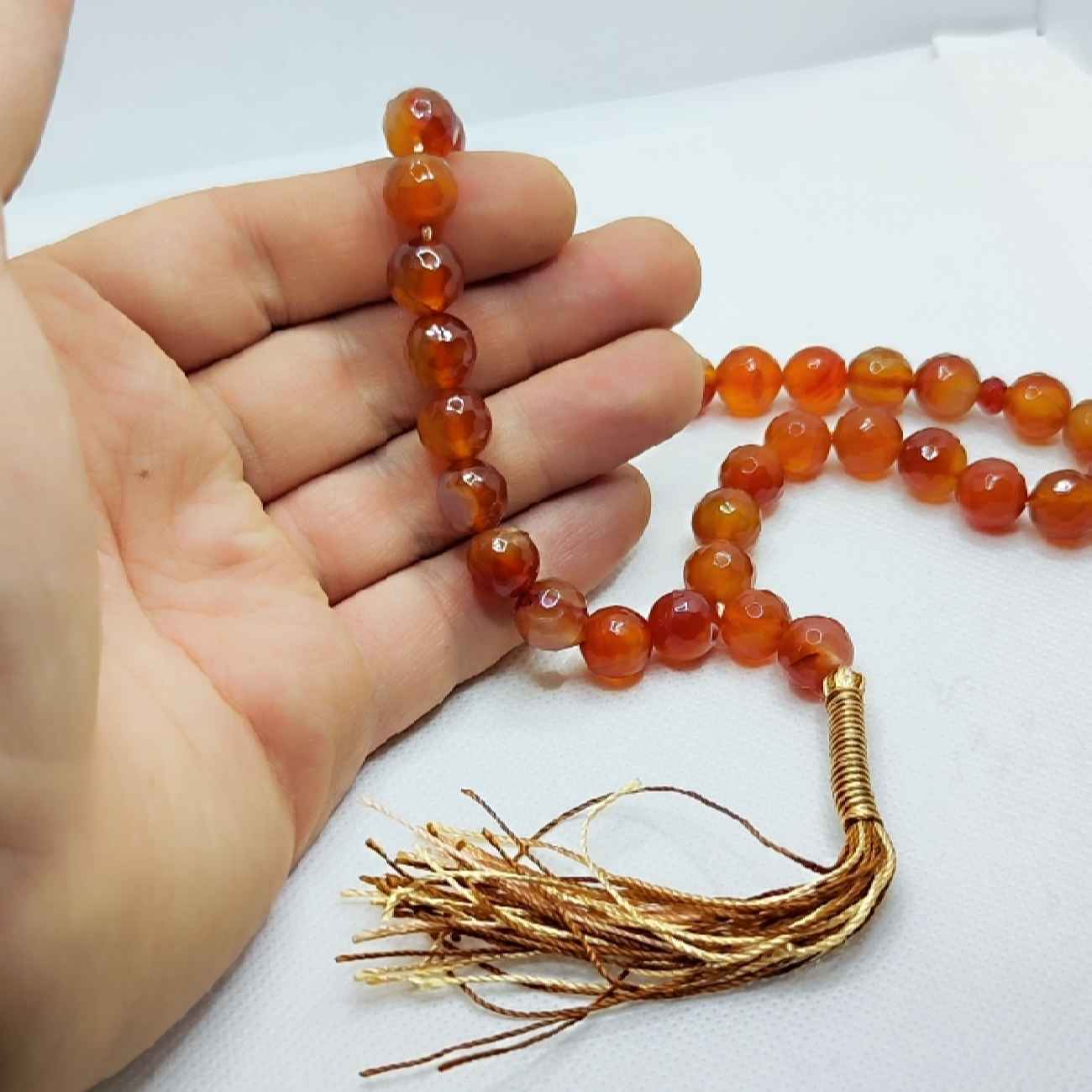 تسبیح حکیم یمنی اسلامی ساخته شده با 33 مهره تسبیح I
