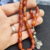 تسبیح حکیم یمنی اسلامی ساخته شده با 33 مهره تسبیح مصباح