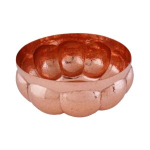 کاسه میوه خوری مسی ایرانی چکش کاری شده
