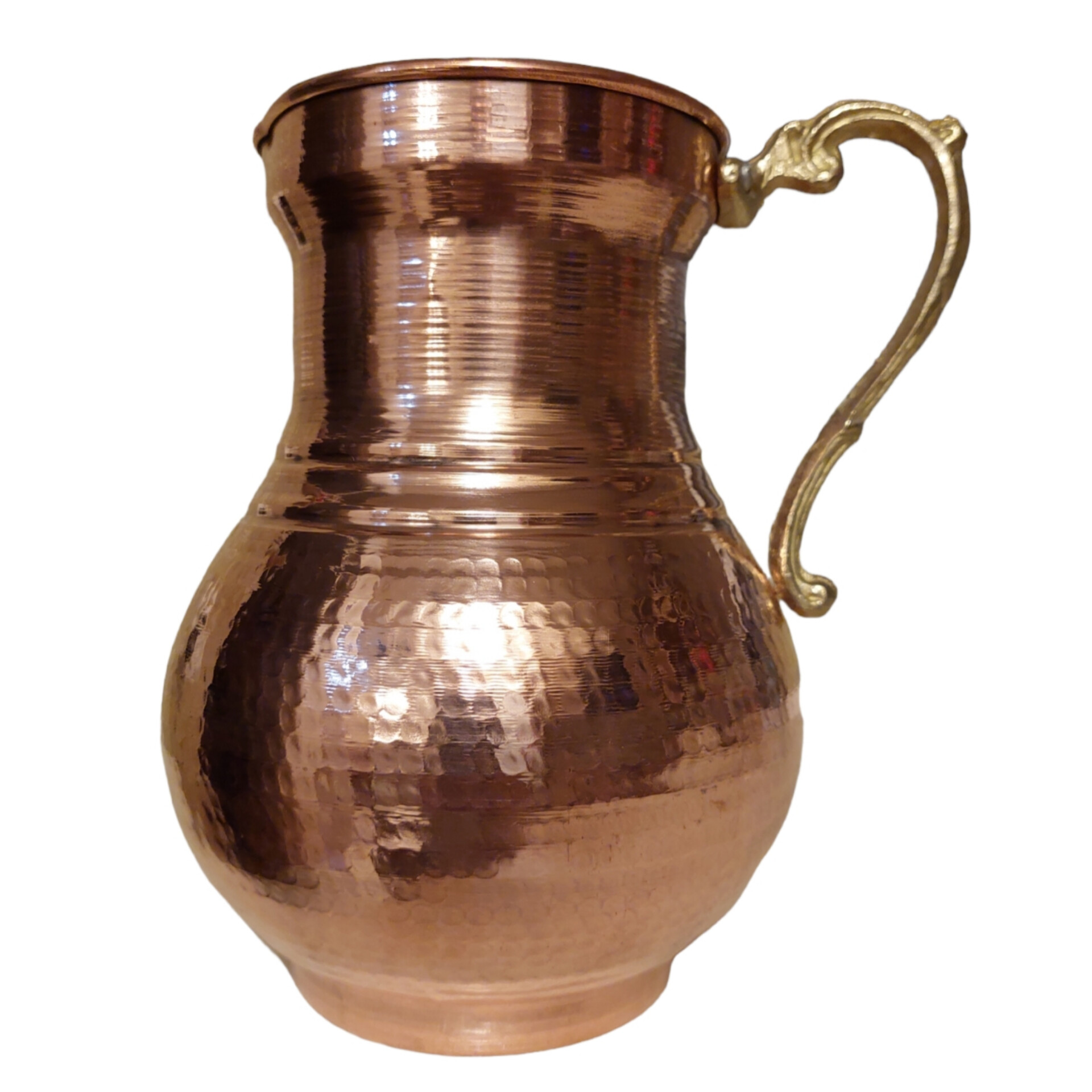 پارچ مسی ایرانی چکش کاری شده