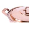 ماهیتابه مسی ایرانی – طرح درسا با چکش کاری دستی