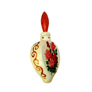 ظرف چوبی سرمه دانی ایرانی برای نگهداری سرمه گلدار (2 عدد)