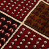 فرش دستباف عشایری خراسان طرح خشتی - پشم زرشکی
