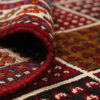 فرش دستباف عشایری خراسان طرح خشتی - پشم زرشکی