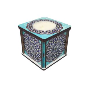 جاشمعی مکعبی چوبی ایرانی اسلیمی
