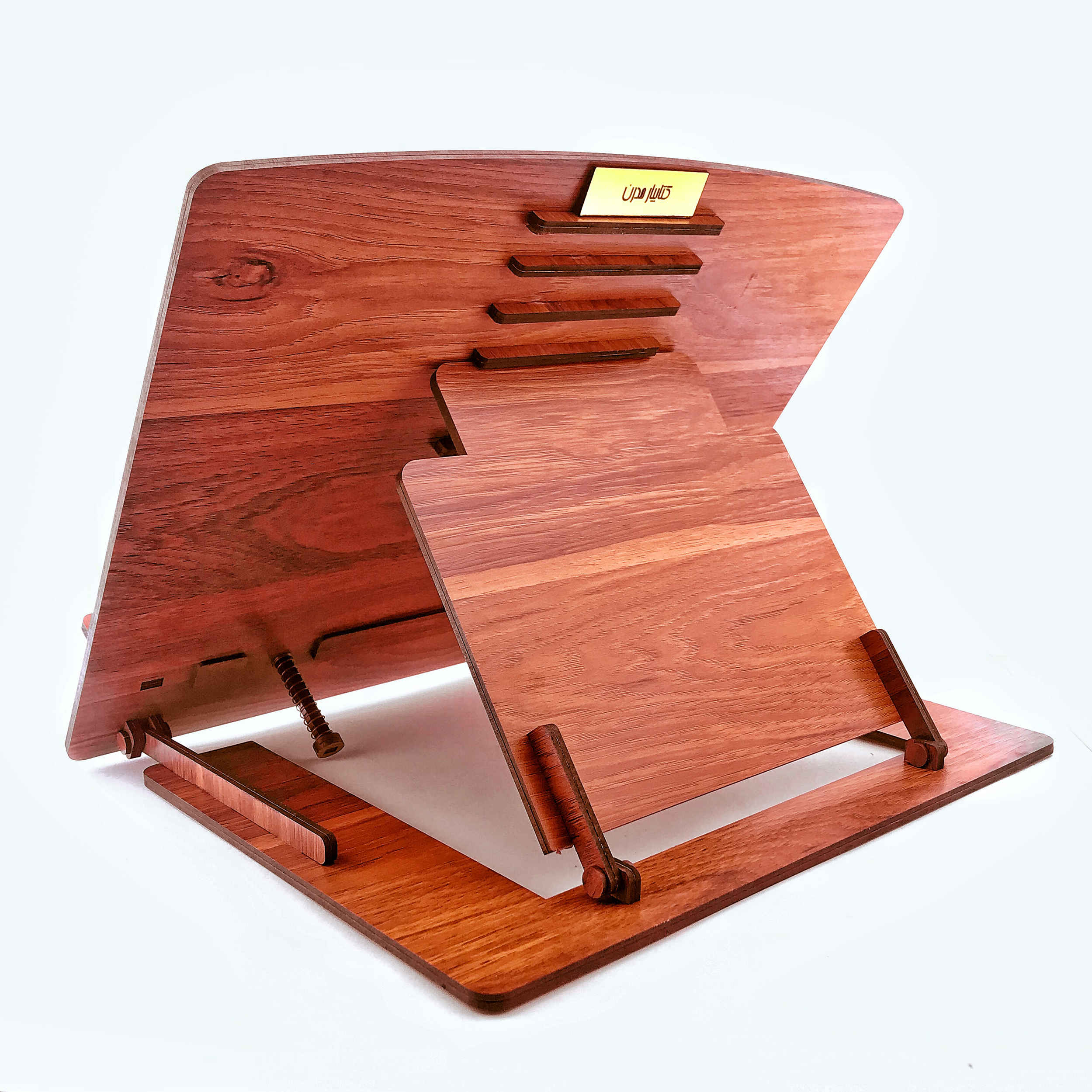 پایه کتاب چوبی برای مطالعه و استفاده از لپ‌تاپ
