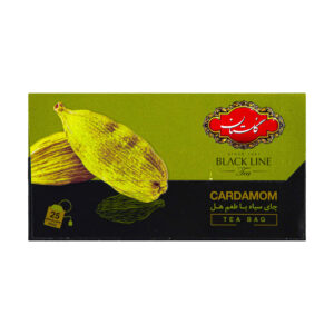 چای سیاه هل دار گلستان، بسته 25 عددی (5 عددی)