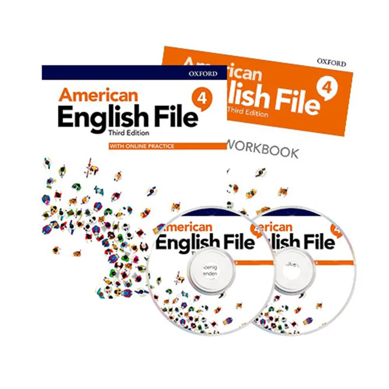کتاب فایل انگلیسی سطح آمریکایی ۴ ویرایش سوم اثر: کریستینا لاتام-کونیک به همراه CD صوتی