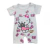 ست سرهمی و کلاه نوزادی آستین کوتاه مدل Hello Kitty
