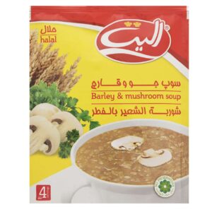 پودر فوری سوپ جو و قارچ، الیت (20 بسته)