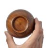 کاسه چوبی تزئینی مینیمال و روستیک