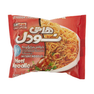 نودل فوری – هوتی کارا – طعم مرغ و گوجه فرنگی 77 گرم (20 بسته)