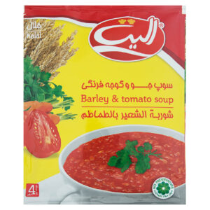 پودر سوپ جو و گوجه فرنگی فوری، الیت ۶۵ گرمی (۲۰ بسته)