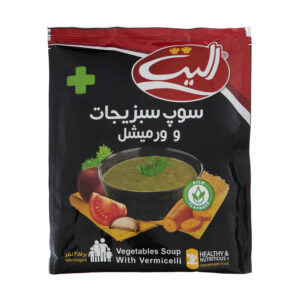پودر فوری سبزیجات با سوپ ورمیشل ۸۰ گرم (۲۰ عدد)