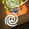 آویز آینه عقب خودرو مزین به خوشنویسی اسلامی «الله»