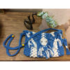 کیف دستی Macrame Sling برای زنان دستباف به رنگ سفید