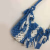 کیف دستی Macrame Sling برای زنان دستباف به رنگ سفید