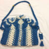 کیف دستی Macrame Sling برای زنان دستباف به رنگ سفید