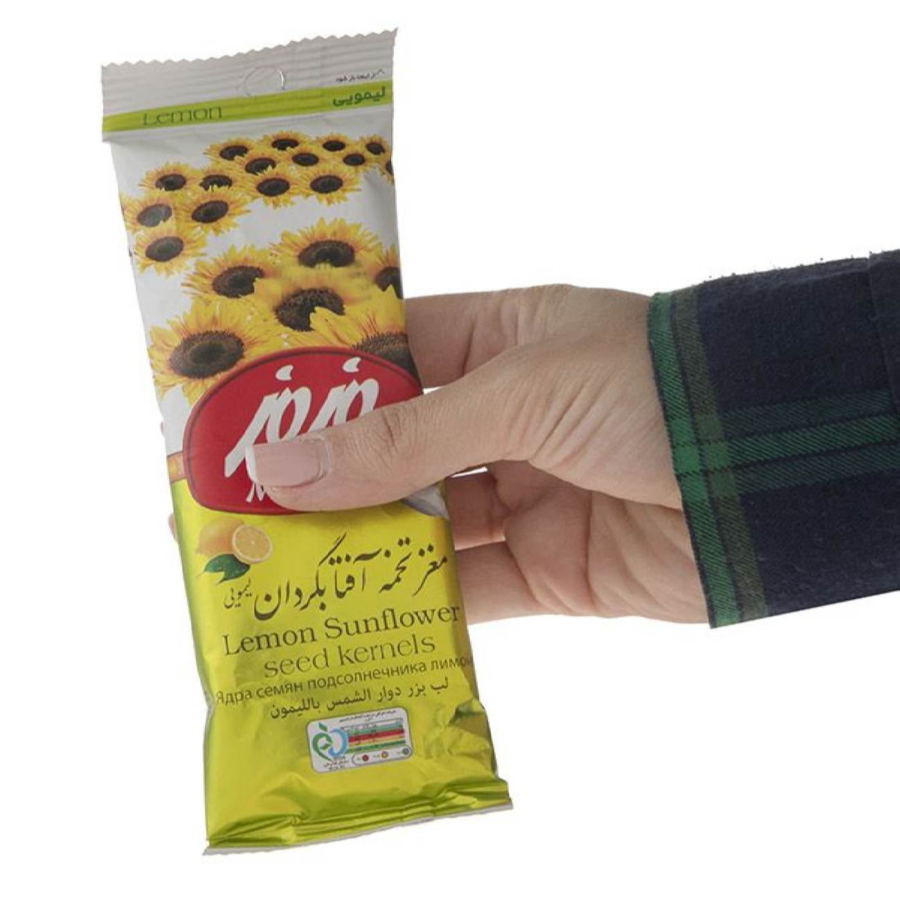 میان وعده مغز تخمه آفتابگردان با طعم لیمو ماز ماز – 35 گرم (10 عدد)