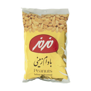 بادام زمینی نمکی و بو داده مزمز ۳۵۰ گرم (۵ عدد)