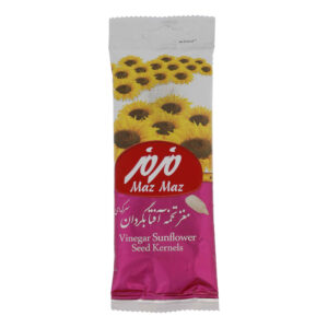 میان وعده مغز تخمه آفتابگردان طعم دار شده با سرکه ماز ماز – 35 گرم (10 عدد)