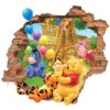 استیکر دیواری سه بعدی مهد کودک برای اتاق کودک مدل پو و دوستان