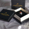 انگشتر نقره مردانه عقیق ایرانی مدل Elegance Red ANMS