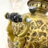 سماور گازی برنجی ایرانی طرح سنتی چای ساز