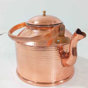 کتری مسی ایرانی بادوام، طرح سنتی چکش‌کاری شده نانسی