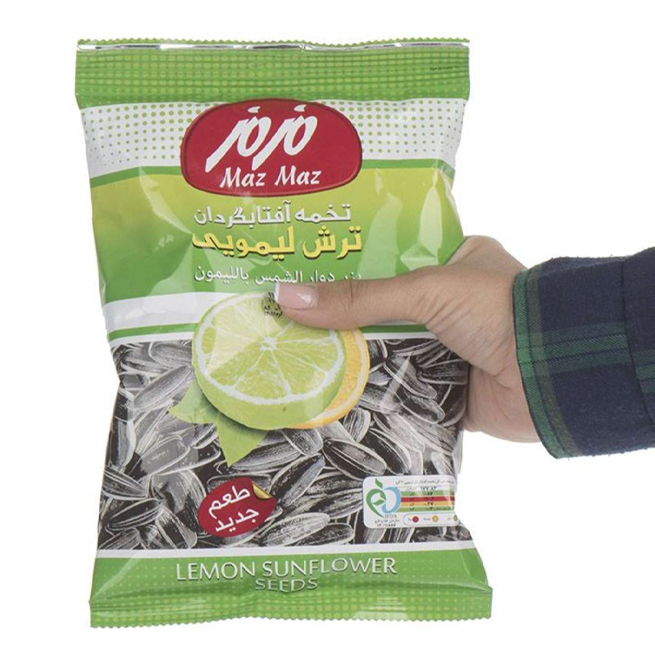 اسنک تخمه آفتابگردان لیمویی مزمز – ۵۲۵ گرم (۵x۱۰۵ گرم)