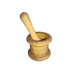 ست هاون و دسته چوبی دست‌ساز مدل لارا