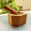 ست هاون چوبی مخصوص سبزی و ادویه مدل کیهان